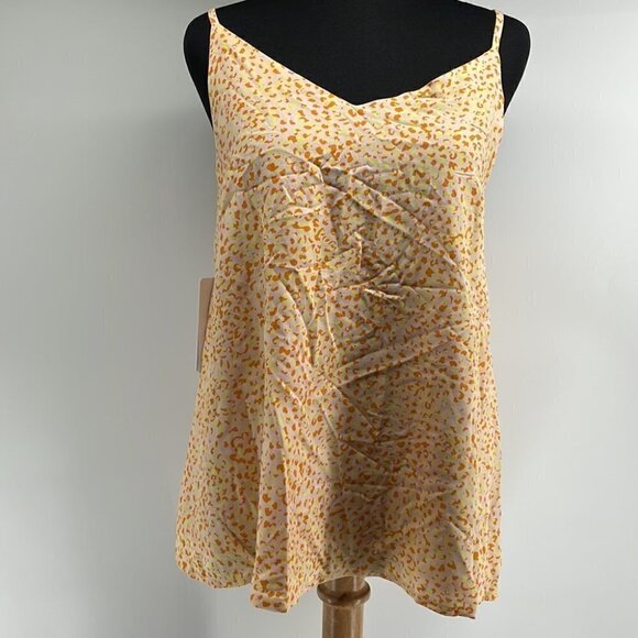 SELECTED Femme NWT Slfjalina strappy tank top keyhole back in pink chalk sz 6 - Picture 3 of 9